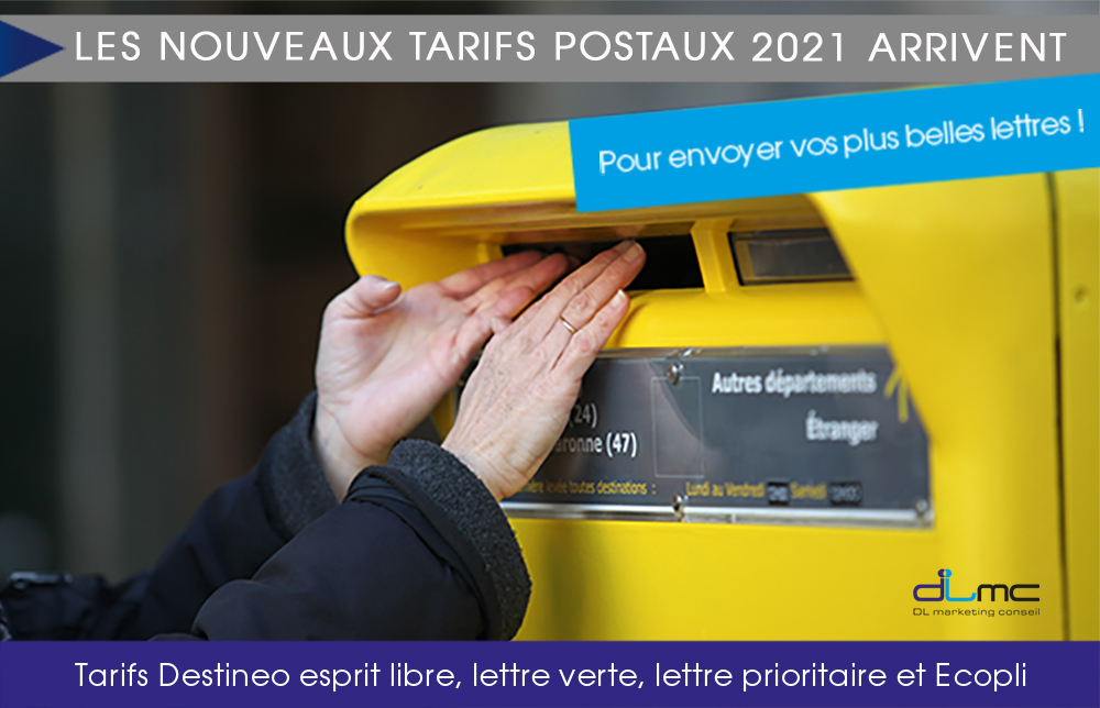 Les nouveaux tarifs postaux 2021 arrivent ! - DL Marketing Conseil